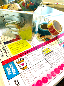 5 Ways To Make Lesson Planning Fun: Using Washi Tape