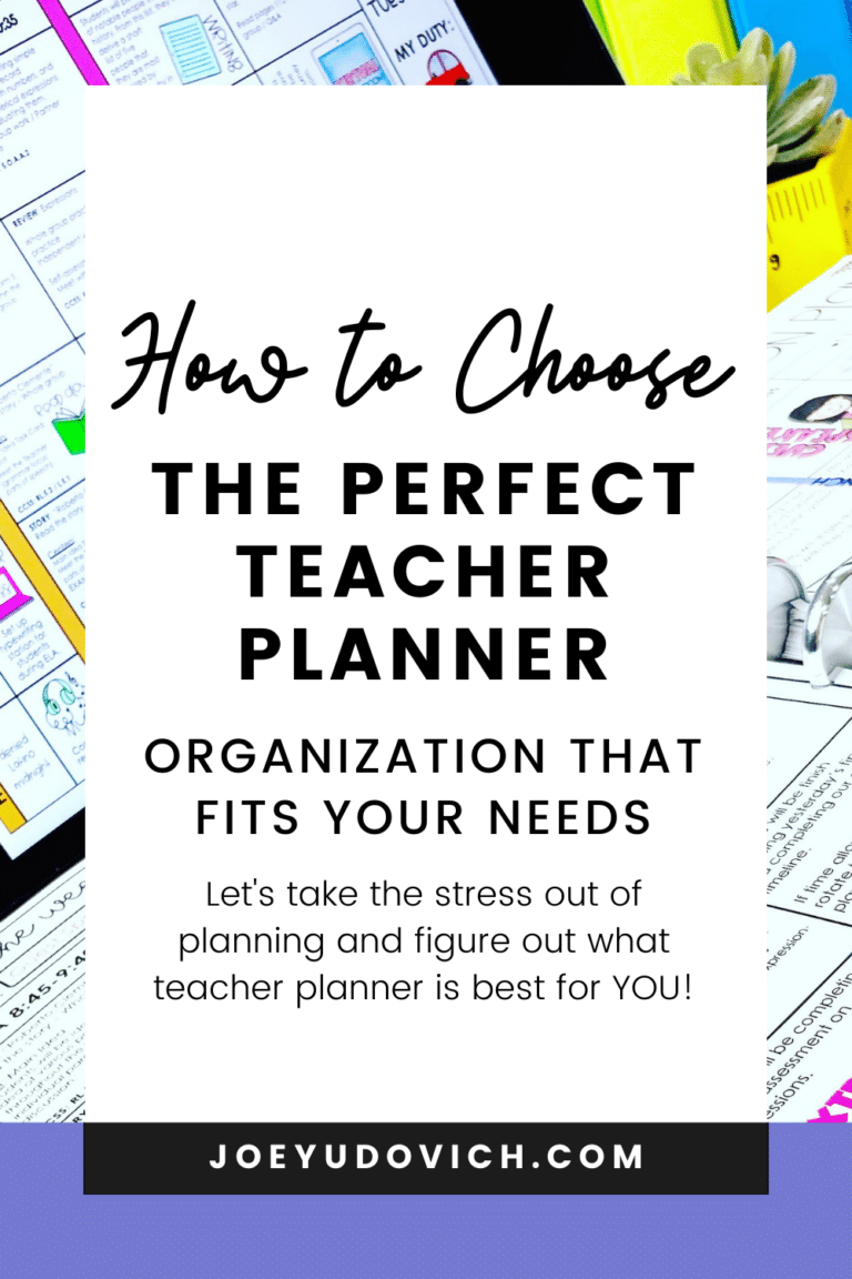 How to Choose the Perfect Teacher Planner