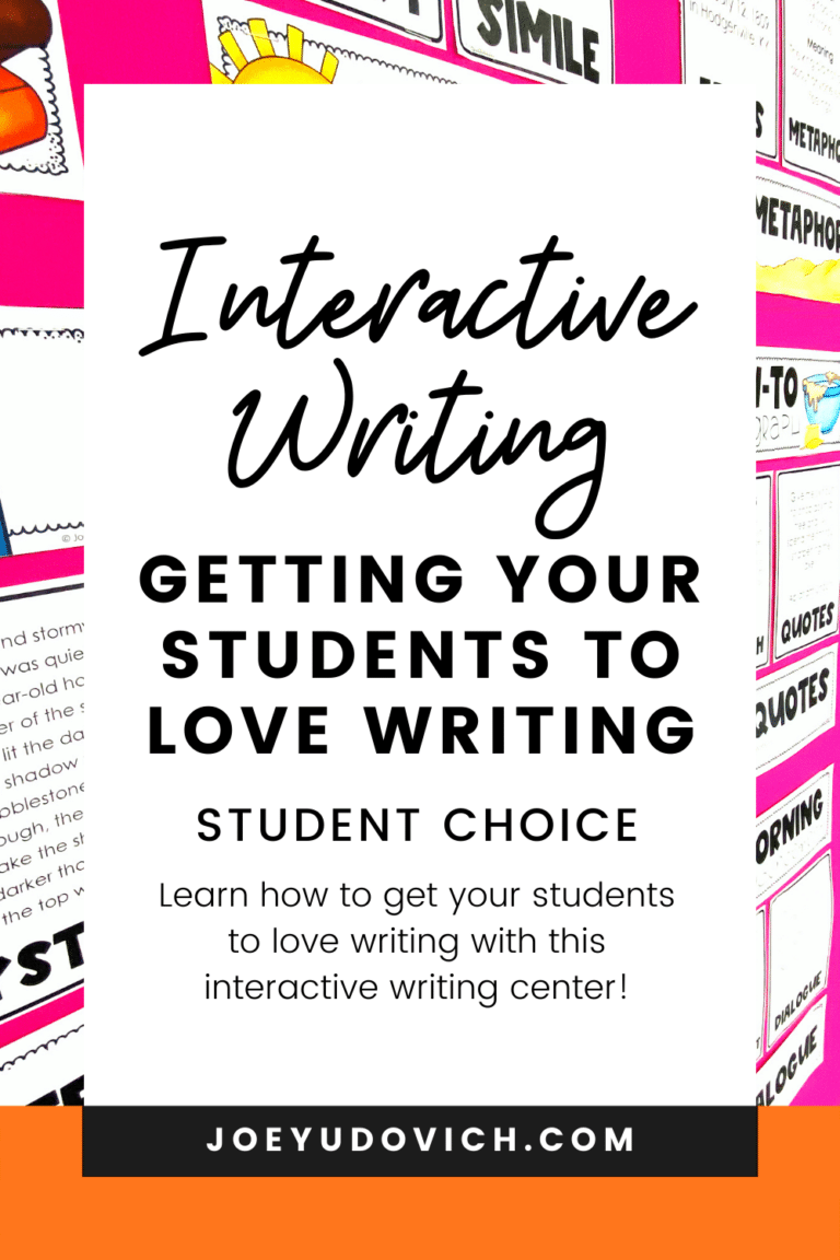 How to Get Your Students to Love Writing