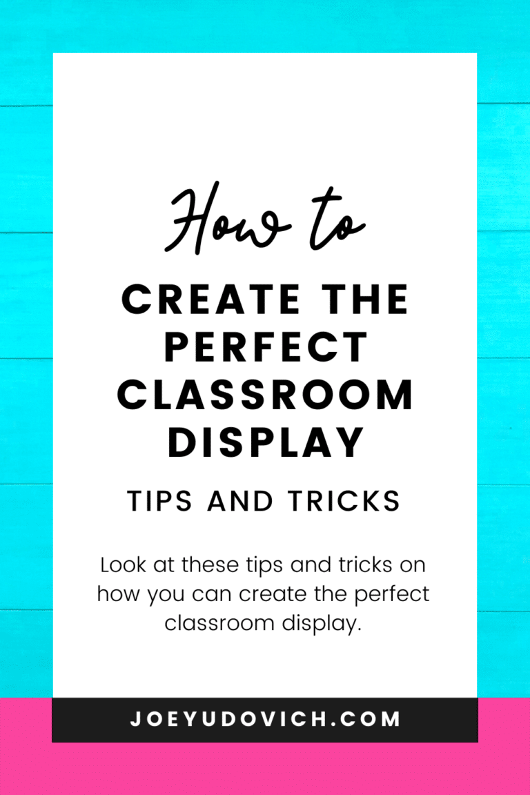 Classroom Display Tips and Tricks