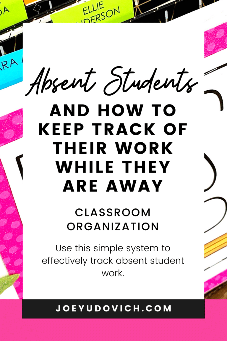 How to Keep Track of Absent Student Work