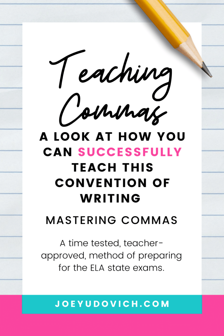 Teaching Commas Throughout the School Year