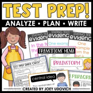 ELA Test Prep Writing Open-Ended Responses
